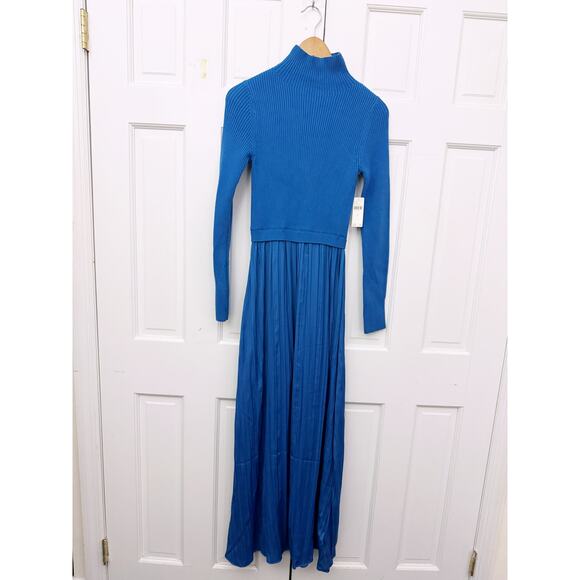 By Anthropologie Thea Twofer Maxi Sweater in Blue (Size XS) - Picture 4 of 12